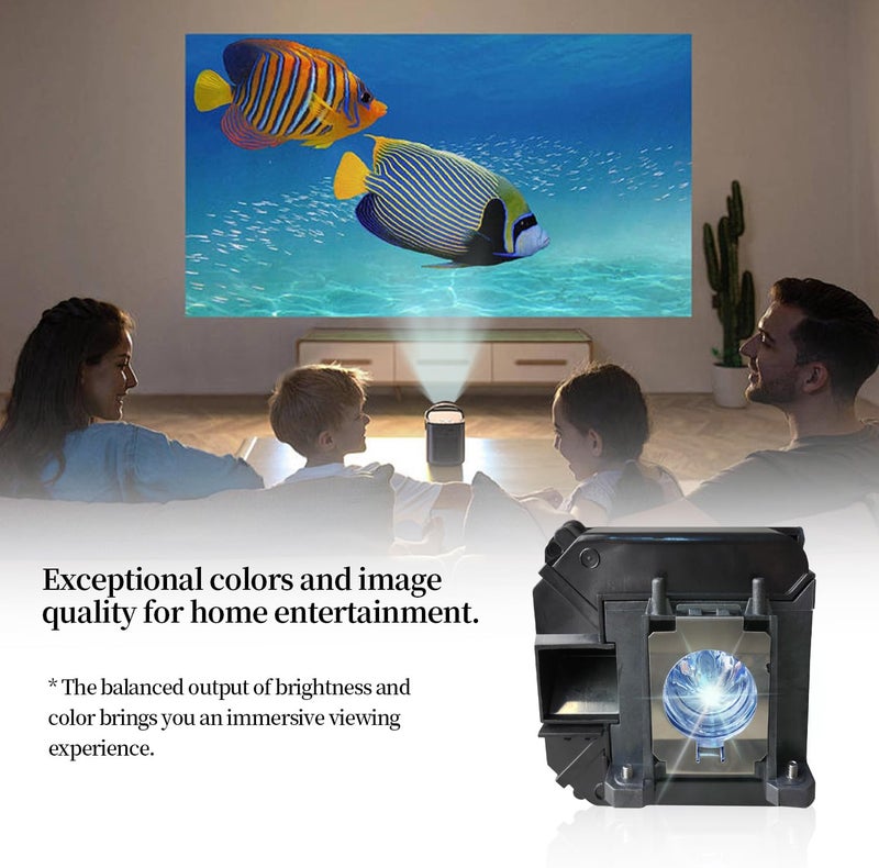 SORNEICDR مصباح بديل EL PLP68 لجهاز العرض متوافق مع EPSON EH-TW5900 EH-TW5910 EH-TW6000 EH-TW6000W EH-TW6100 H421A H421B H421C H421F H503B، أجهزة العرض PowerLite HC 3010/HC 3010e/HC 3020/HC 3020e - Image 5